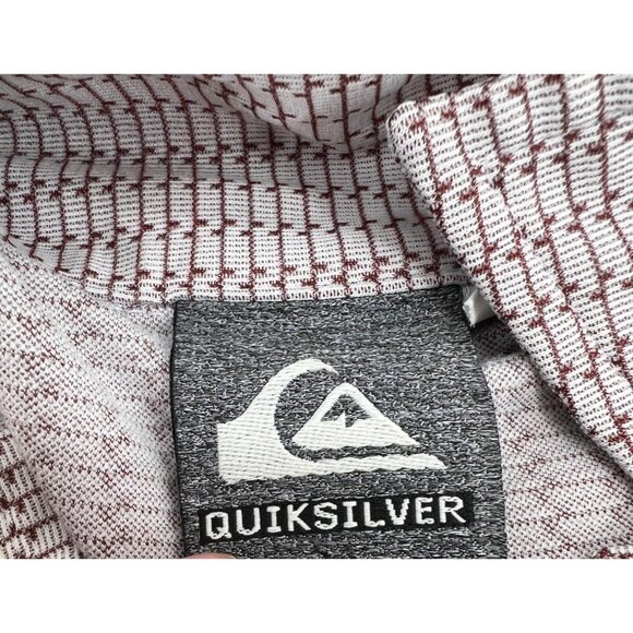 Quiksilver Vintage Men's Short Sleeve Button-Up Shirt Large - Picture 2 of 6